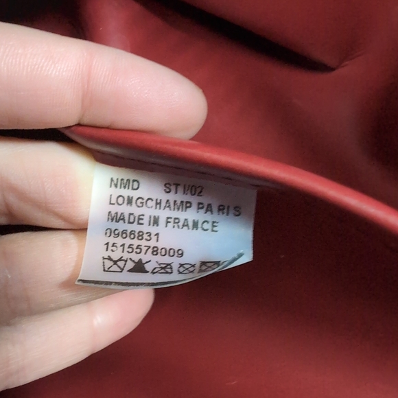 Longchamp Burgundy Le Pilage Tote Bag - Picture 15 of 15